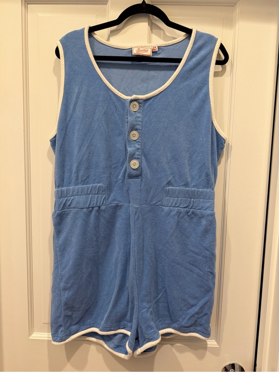 Hammies Pants - Hammies!!! Blue Sleeveless Terry Romper! This is amazing!!!